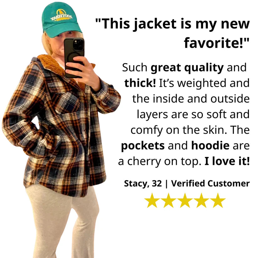 Teddy Bear Flannel Jacket